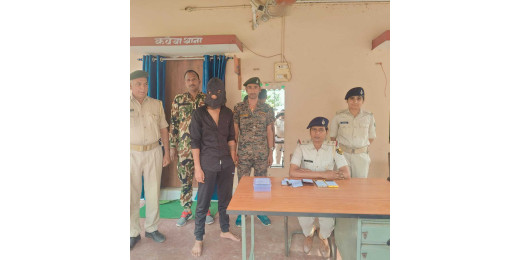 गश्ती दल के हाथों रंगेहाथ पकड़ाया चोर